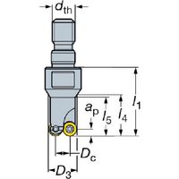 サンドビック SANDVIK コロミル300 正面フライスカッター(440) R300-40T16-10H 1台 575-1896（直送品）