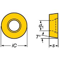 サンドビック SANDVIK コロターン107 旋削加工用チップ(120) S05F RCMT 09 T3 00-SM 1セット(10個)（直送品）