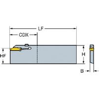 サンドビック SANDVIK コロカット1ー2ホルダ(420) RF123F25-21B1 1本 577-8662（直送品）