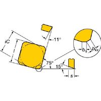 サンドビック SANDVIK フライス加工用チップ(150) 4230 SPKN 15 04 ED L 1セット(10個) 578-8501（直送品）