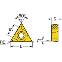 サンドビック SANDVIK コロターン107 旋削用ダイヤモンドポジチップ(630) CD05 TCMW16T304FP 1セット(5個)（直送品）
