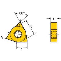 SANDVIK TーMax P 旋削用CBNネガ・チップ(620) 7525 WNGA060408T01020B 1セット(5個)（直送品）