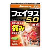 フェイタス 5.0温感 20枚 久光製薬 関節痛 筋肉痛 腰痛 腱鞘炎【第2類医薬品】