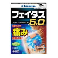 フェイタス 5.0 10枚 久光製薬 関節痛 筋肉痛 腰痛 腱鞘炎【第2類医薬品】