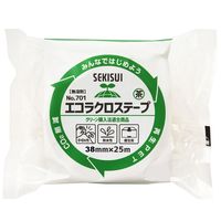 【ガムテープ】 エコラクロステープ No.701 幅38mm×長さ25m 茶 積水化学工業 1セット（6巻：1巻×6）