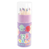 三洋堂 すいぞくかんのおともだち色えんぴつ12色入1筒 4583 1袋（12筒）