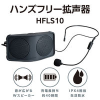 キングジム ハンズフリー拡声器 HFLS10-DG 1台