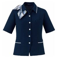 ボンマックス オーバーブラウス ネイビー 17号 AJ0861 AJ0861-8-17G 1着（直送品）