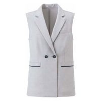 ボンマックス ロングベスト ライトグレイ M AO5803 AO5803-2-M 1着（直送品）