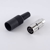マル信無線電機 DINプラグ8Pケーブル挿入穴φ8 MP-018/8 1個（直送品）