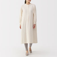 【レディース】無印良品 婦人 ストレッチリブ編み レギンス 十分丈 婦人Ｍ グレイッシュブラウン 良品計画