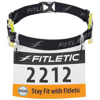 FITLETIC(フィットレティック) ランニング ベルト Race II FREE ＢＬＫ／ＧＲＹ RN06J 1セット（2個）（直送品）