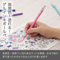 ぺんてる カラーボールペン マットホップ 1.0mm ドリーム7色セット K110ーV7STC 1個
