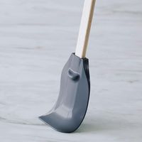 DEAN&DELUCA（ディーン&デルーカ） シリコンソフトヘラ木柄　チャコールグレー 4580379239943 1個