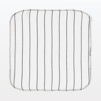 無印良品 インド綿 先染めふきん ６枚組 チャコールグレー 約４０×４０ｃｍ 良品計画