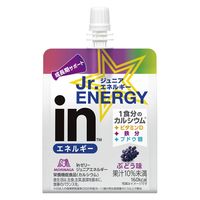 inゼリー（インゼリー） ジュニアエネルギー ぶどう味 1セット（1個（180g）×6） 成長期サポート 栄養機能食品 森永製菓