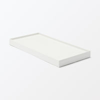 無印良品 再生ポリプロピレン入り ファイルボックス用フタ 幅１５ｃｍ用 ホワイトグレー 良品計画