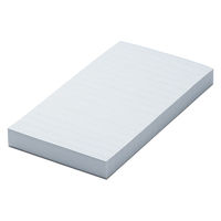 無印良品 カラーメモパッド 横罫 約７８×１４７ｍｍ １６０枚 青 1セット（1冊×2） 良品計画