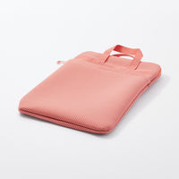 無印良品 ポリエステル 縦型クッションタブレットケース １１型用 ピンク 良品計画