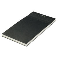 無印良品 切りはなせるメモ 方眼 黒 約８０×１４８ ｍｍ 1セット（1冊×2） 良品計画