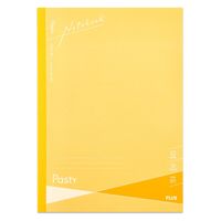 【アウトレット】【Goエシカル】訳あり プラス ノート パスティ セミB5 6.5mm罫線 30枚 イエロー 77204 1セット（5冊）