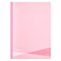 【アウトレット】【Goエシカル】訳あり プラス ノート パスティ セミB5 6.5mm罫線 30枚 ピンク 77200 1セット（5冊）