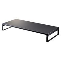 リヒトラブ 机上台 幅590mm ロータイプ マットブラック A7332-124 1セット(3台)