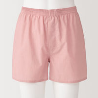 【メンズ】無印良品 紳士 なめらか 前開きトランクス 紳士Ｌ レッド 良品計画