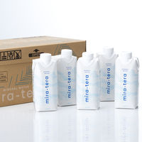 【アウトレット】水 ミネラルウォーター 紙パック Mineral Water mira-tera(ミラ・テラ) 330ml　18本入×4箱 オリジナル