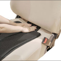 ボンフォーム クッション さわやかメッシュ スリムダブルパッド 375×1210mm ブラック 5857-27BK 1個（直送品）