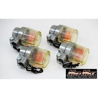 マッドマックス MADMAX 汎用 丸型ヨーロピアンウインカー 4個セット 黄ばみ 20-1390PLA-4 1セット(4個)（直送品）