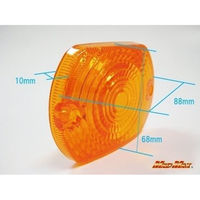 マッドマックス Z400FX/Z1000mk2 純正タイプ ウインカーレンズ(1個) オレンジ 20-2317JRL 1個（直送品）