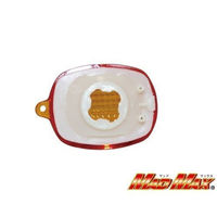 マッドマックス カワサキ バリオス純正タイプ ウインカーレンズ オレンジ(1個) L22-24C9A-L 1個（直送品）