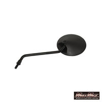 マッドマックス 汎用 丸形ミラー Z型ステー 8mm ブラック 1本 MM04-0012-01 1個（直送品）