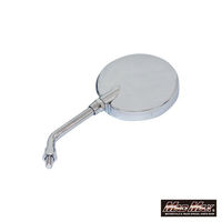 マッドマックス バイク用ミラー Z2タイプミラー 10mm ショートステー メッキ 1本入 MM04-K003-01 1本（直送品）