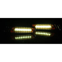 マッドマックス SMD9連 ローレルウインカー 12V専用 ブラック/クリア MM11-0041-04 1セット(左右セット)（直送品）