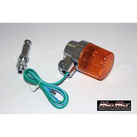 マッドマックス 汎用 丸型 ヨーロピアンウインカー オレンジ 取付ステー付き 4個SET MM11-0057-A-4 1セット(4個)（直送品）