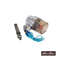 マッドマックス 汎用 丸型 ヨーロピアンウインカー 黄ばみ 取付ステー付き 2個セット MM11-0057-LY-2 1セット(2個)（直送品）