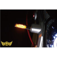 マッドマックス LED 18連 アルミシーケンシャル ウインカー クリア WL-9093LED-SQ 1セット(左右セット)（直送品）