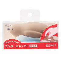 プラス カッター ダンボールカッター 開梱用 ピコフレンズ ひなペンギン 35336 1個