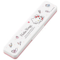 スケーター  抗菌食洗機対 お箸 スプーン セット　キティ水彩コスメ ＣＣＳ3ＳＡＡＧ 1個 サンリオ