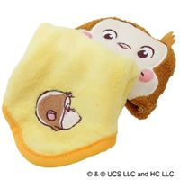 丸眞株式会社 おさるのジョージ「にんまりジョージ」　マイクロループタオル 1セット（3枚）