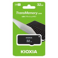キオクシア USB2.0 スライド式 ブラック KUSー2A032GK 1個