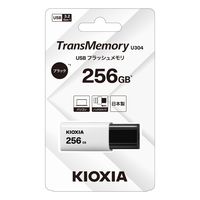 キオクシア USB3.2 Gen1ノックスライド式ブラックKUNー3A256GK KUN-3A256GK 1個