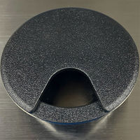 水上 配線穴キャップ 45mm ブラック FPM45BK 1個（直送品）