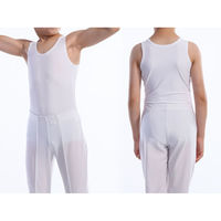 wundou(ウンドウ) 男子体操シャツ 130 ホワイト P400J 1枚（直送品）