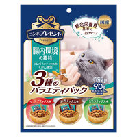 コンボ プレゼント 腸内環境の維持 3種のバラエティパック 国産 90g（約3g×30袋）3袋 日本ペットフード 猫用 おやつ