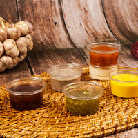 ニッケ商事 フタ一体型ソースカップ 1オンス 1袋（50個入）