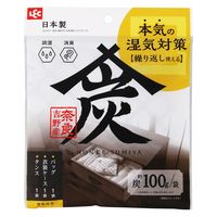 調湿・消臭木炭 本家炭屋スクエアタイプS 1セット（1個×2） レック