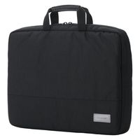 パソコンケース 14インチ ハンドル付 PCバッグ 衝撃吸収 軽量 ダブルファスナー ブラック BM-F07XBK エレコム 1個（直送品）